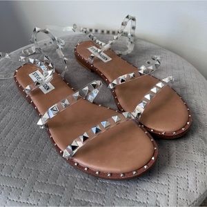 6.5 Steve Madden Clear Sandal